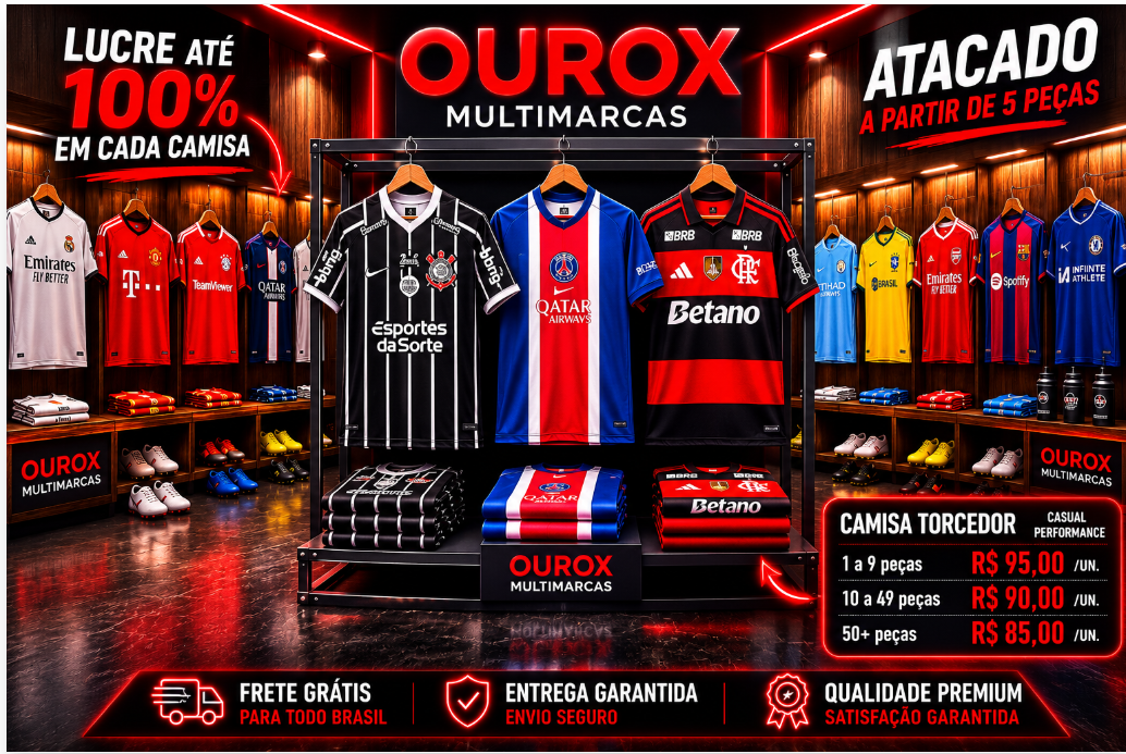 Atacado de camisas a partir de 5 peças — Ourox Multi Marcas